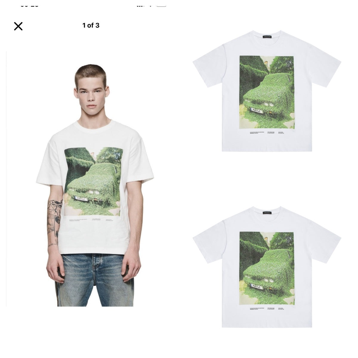 VELCEN Purple Brand Fashion T-Shirt