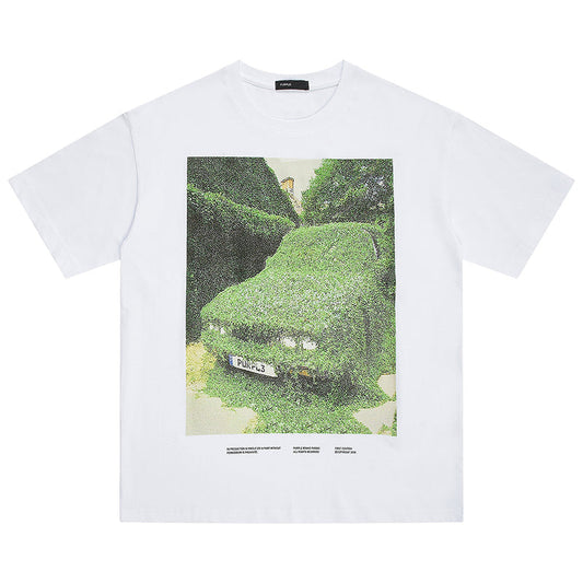 VELCEN Purple Brand Fashion T-Shirt