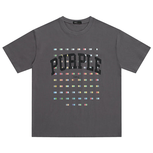 VELCEN Purple Brand Fashion T-Shirt