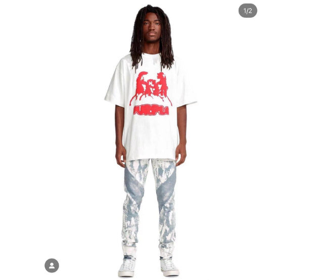 VELCEN Purple Brand Fashion T-Shirt