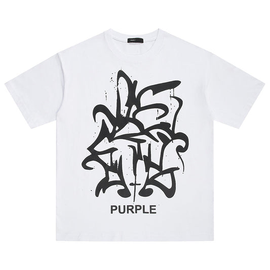 VELCEN Purple Brand Fashion T-Shirt