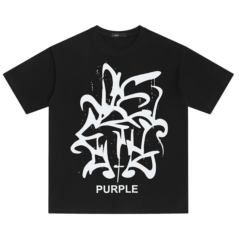 VELCEN Purple Brand Fashion T-Shirt