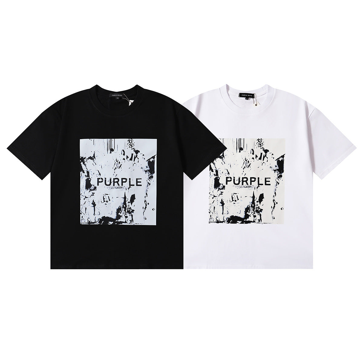 VELCEN Purple Brand Fashion T-Shirt