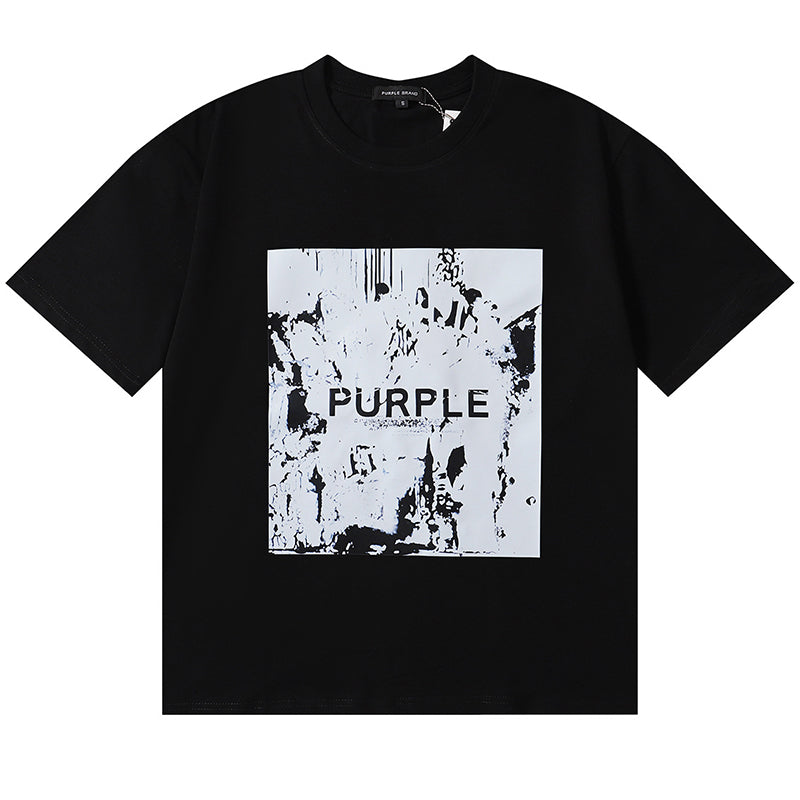 VELCEN Purple Brand Fashion T-Shirt