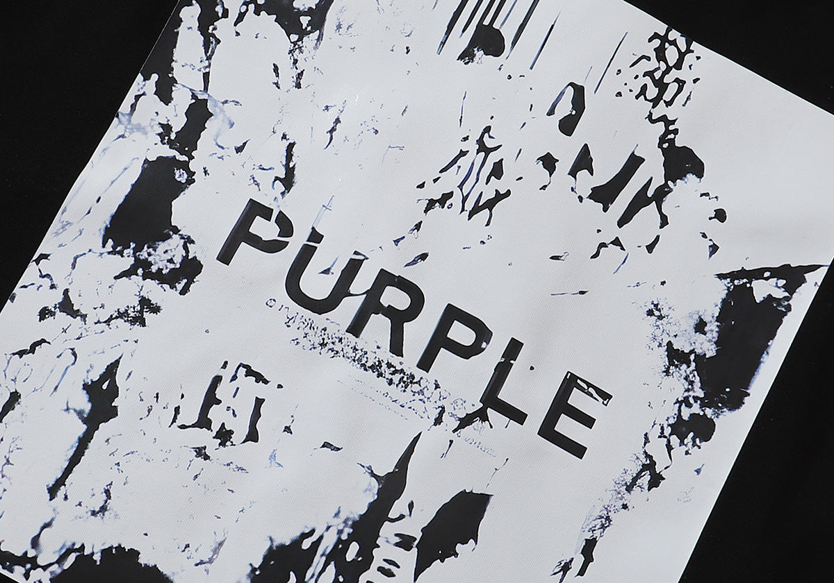 VELCEN Purple Brand Fashion T-Shirt
