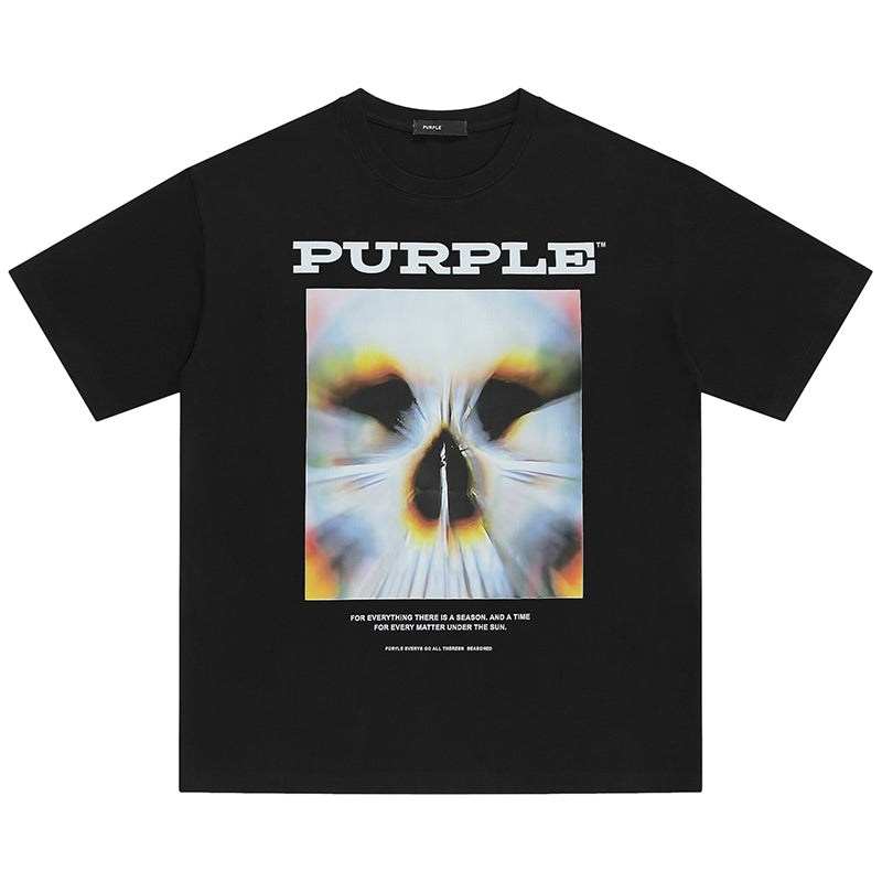 VELCEN Purple Brand Fashion T-Shirt