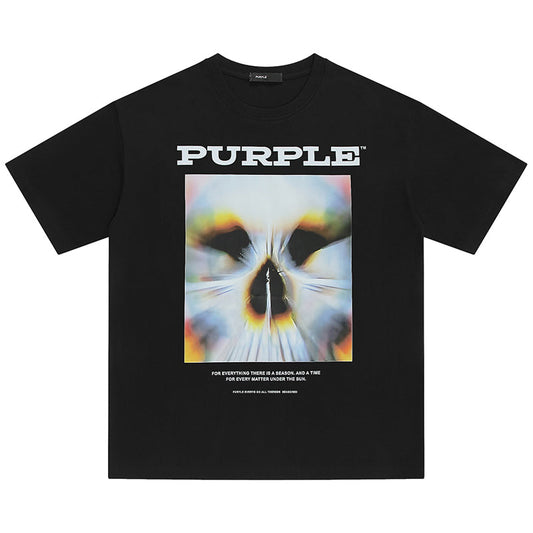 VELCEN Purple Brand Fashion T-Shirt