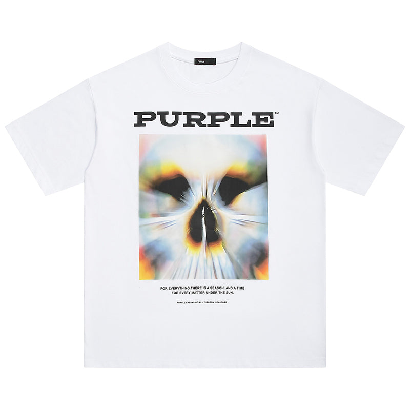 VELCEN Purple Brand Fashion T-Shirt