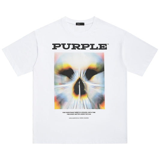 VELCEN Purple Brand Fashion T-Shirt
