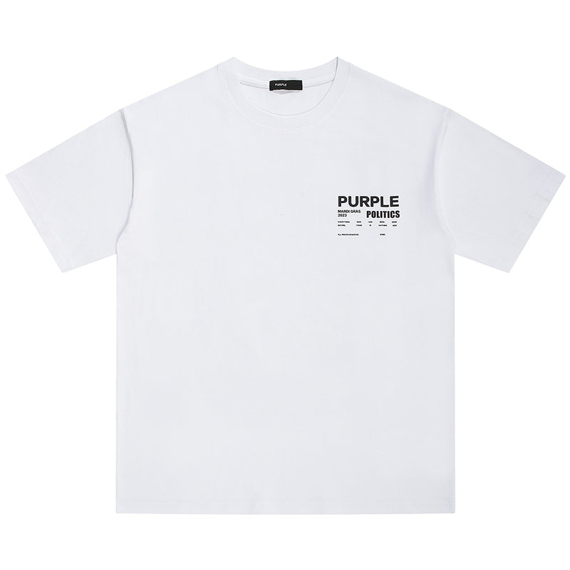 VELCEN Purple Brand Fashion T-Shirt
