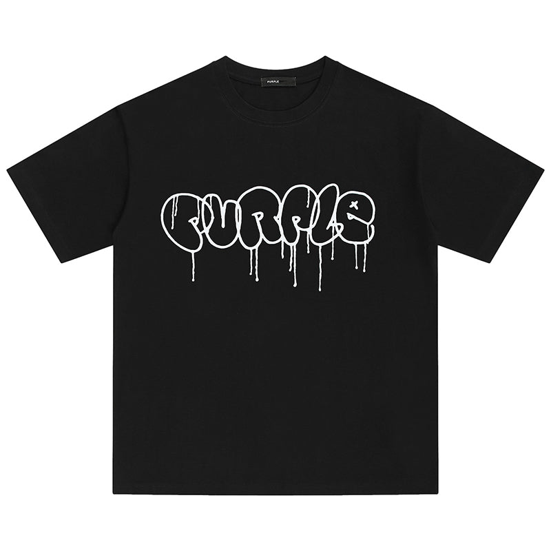 VELCEN Purple Brand Fashion T-Shirt