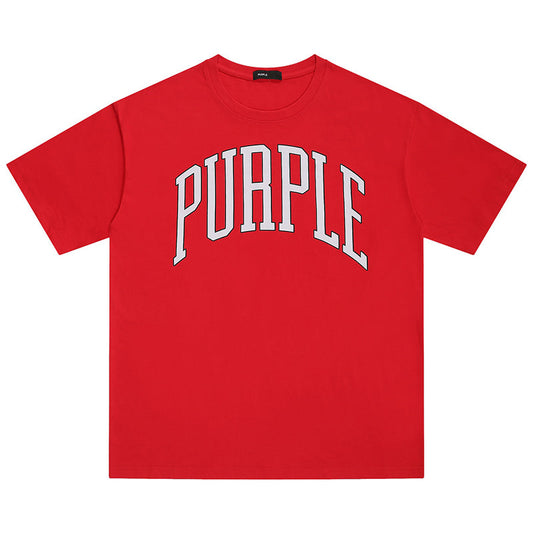 VELCEN Purple Brand Fashion T-Shirt