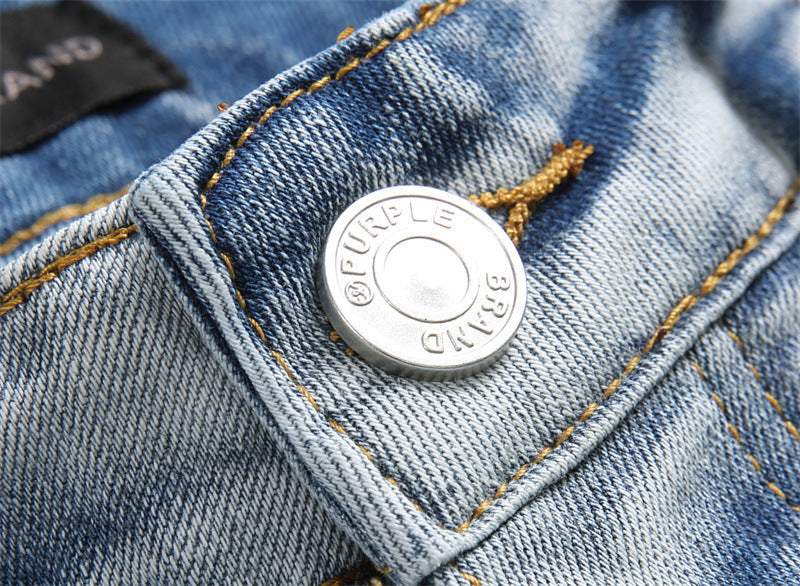 VELCEN Purple Brand Jeans #7049