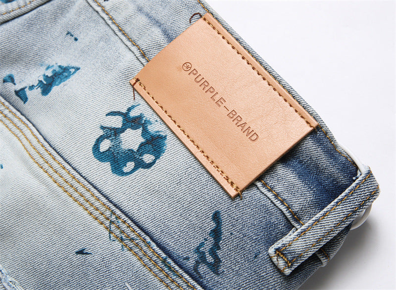 VELCEN Purple Brand Jeans #7049