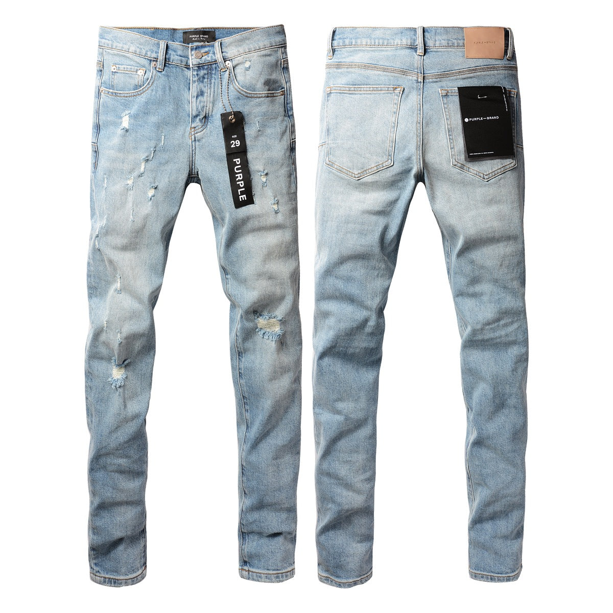 VELCEN Purple Brand Jeans #9075