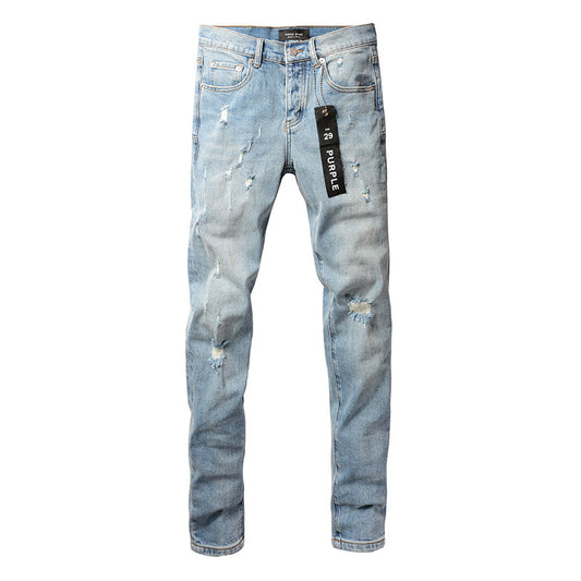 VELCEN Purple Brand Jeans #9075