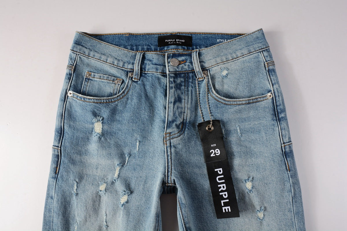 VELCEN Purple Brand Jeans #9075