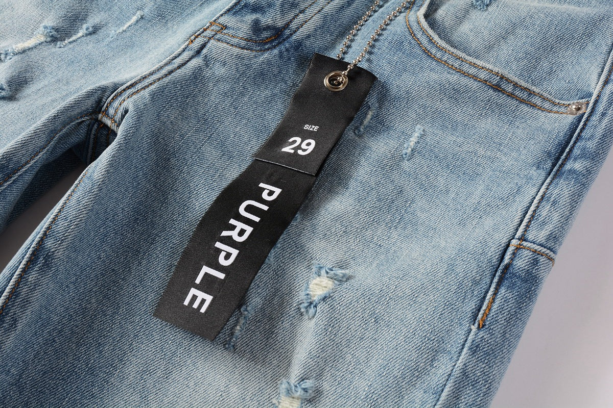 VELCEN Purple Brand Jeans #9075