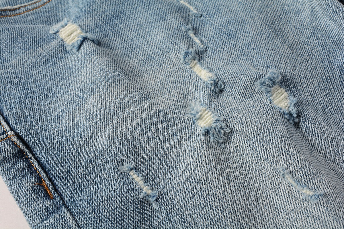 VELCEN Purple Brand Jeans #9075
