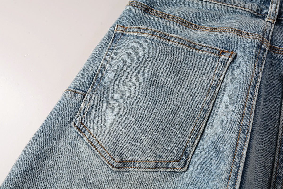 VELCEN Purple Brand Jeans #9075