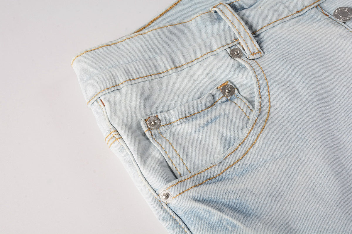 VELCEN Purple Brand Jeans #9081