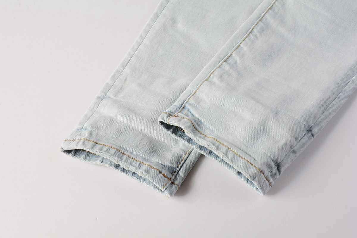 VELCEN Purple Brand Jeans #9081