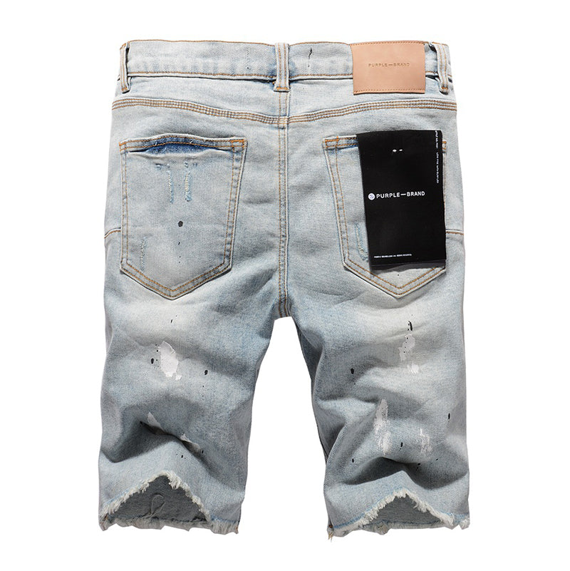 VELCEN Purple Brand Denim Shorts #5006