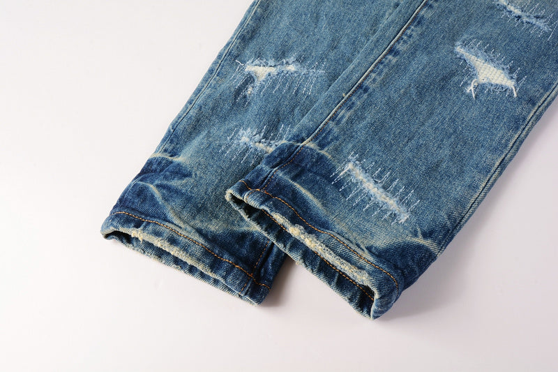 VELCEN Purple Brand Jeans #9073