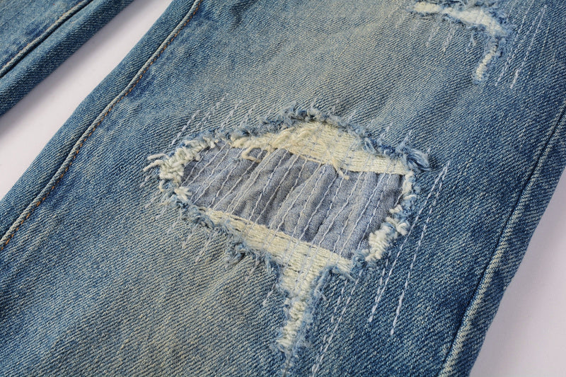 VELCEN Purple Brand Jeans #9073