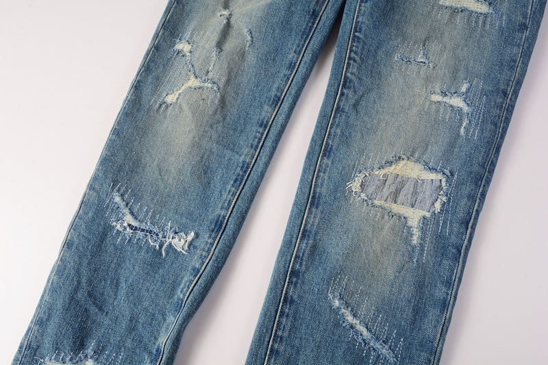 VELCEN Purple Brand Jeans #9073