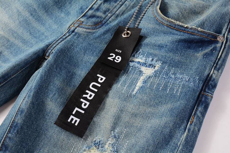 VELCEN Purple Brand Jeans #9073