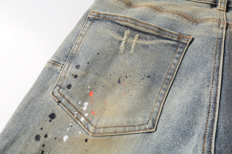 VELCEN Purple Brand Jeans #9071