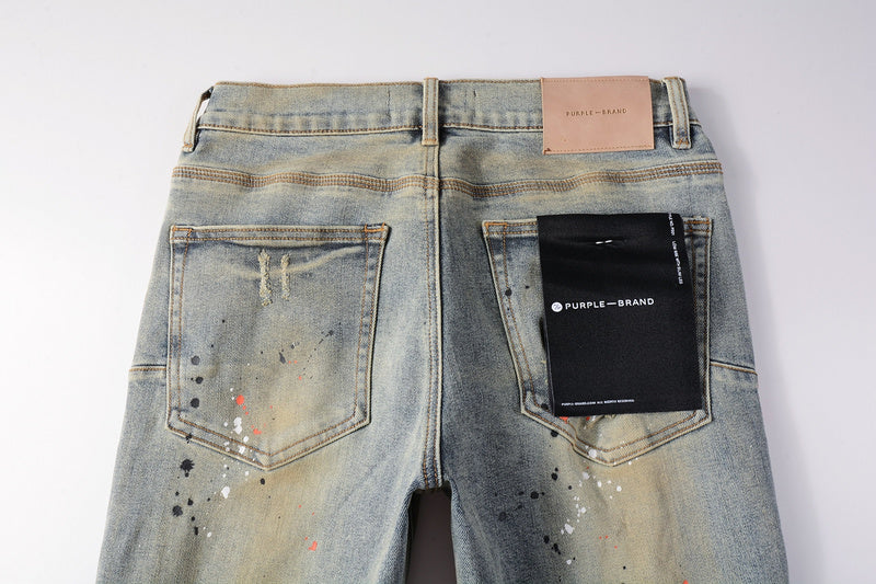 VELCEN Purple Brand Jeans #9071