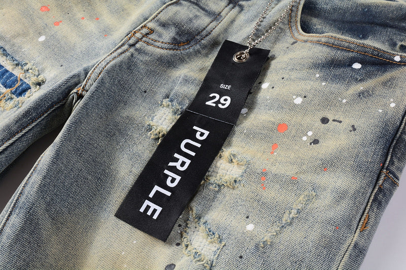 VELCEN Purple Brand Jeans #9071
