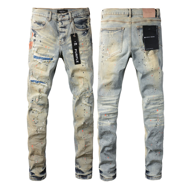 VELCEN Purple Brand Jeans #9071