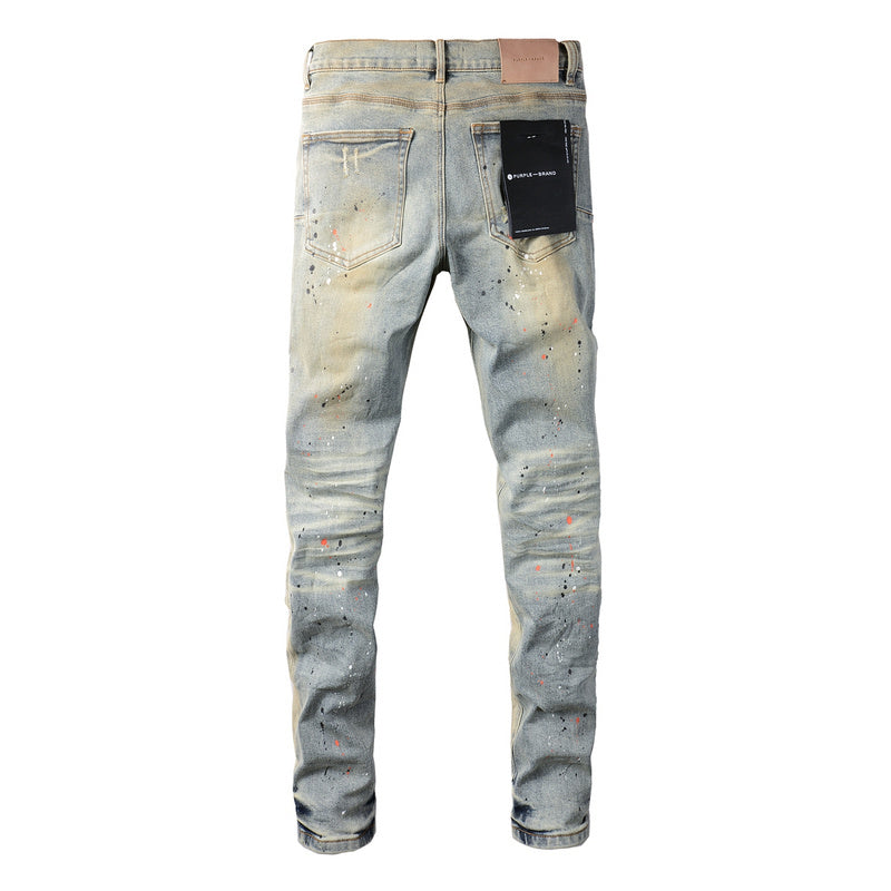 VELCEN Purple Brand Jeans #9071