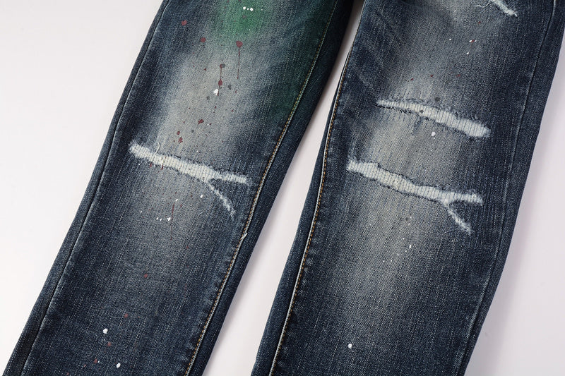 VELCEN Purple Brand Jeans #9070
