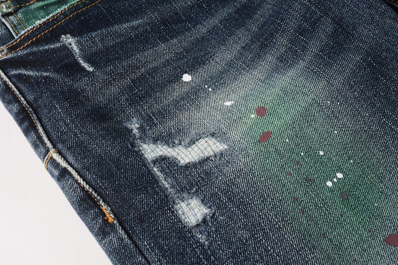 VELCEN Purple Brand Jeans #9070