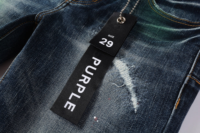 VELCEN Purple Brand Jeans #9070