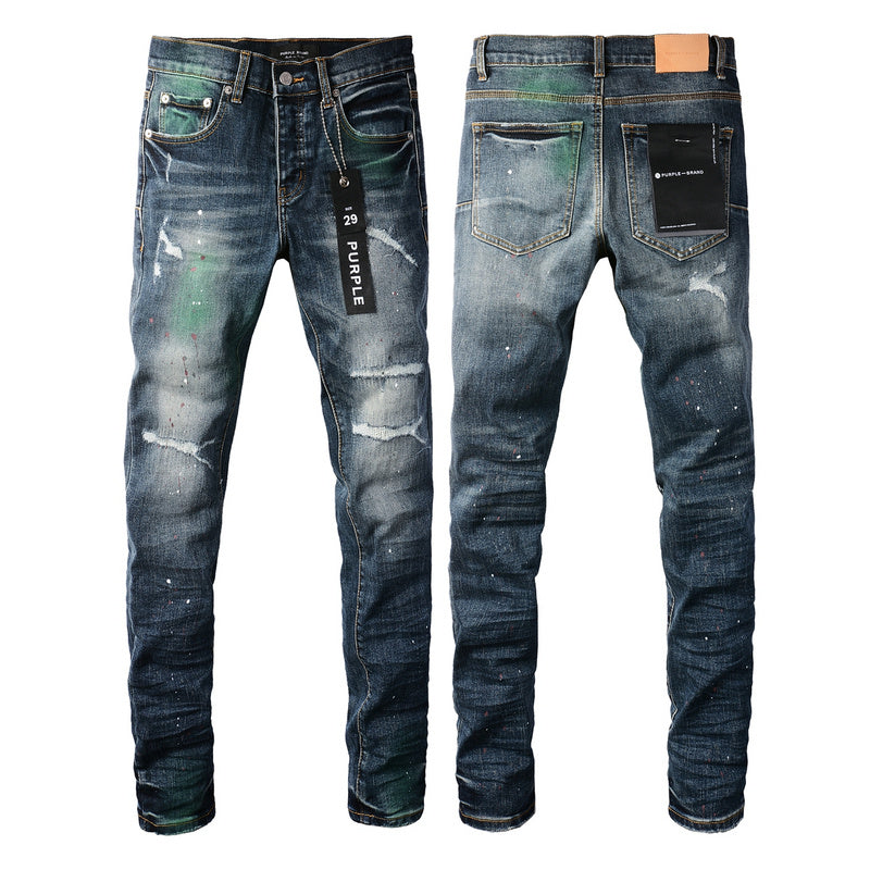 VELCEN Purple Brand Jeans #9070
