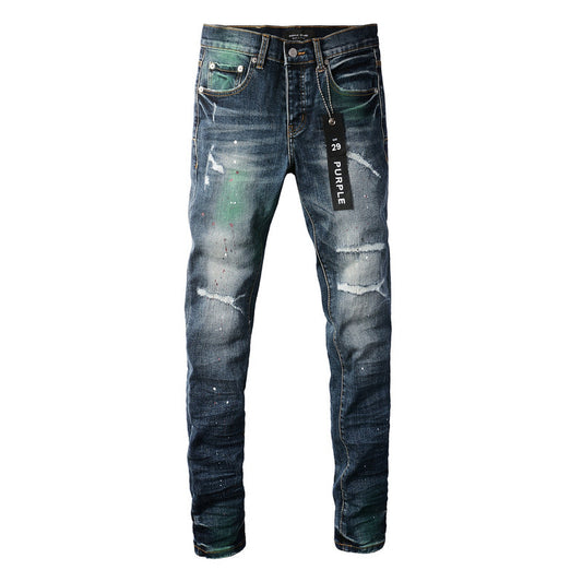 VELCEN Purple Brand Jeans #9070