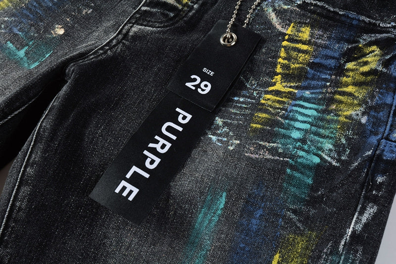 VELCEN Purple Brand Jeans #9078