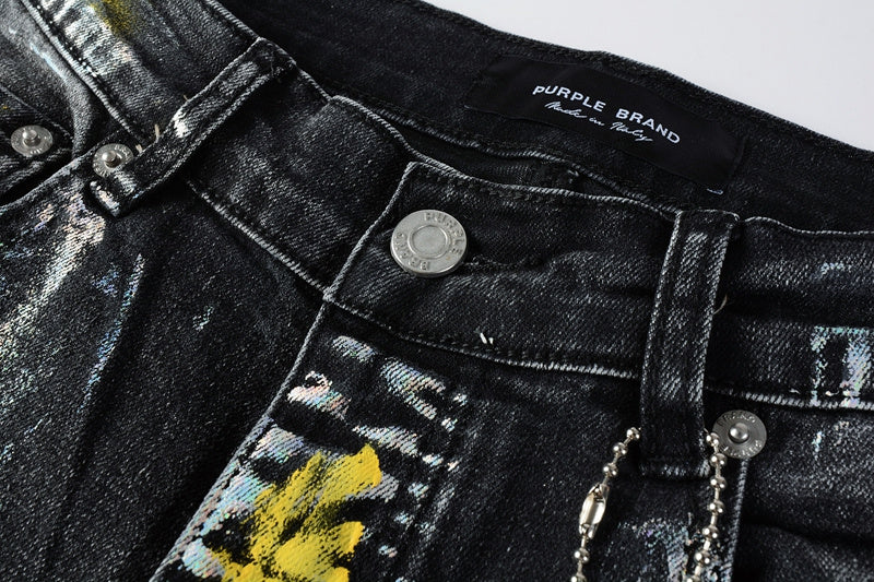 VELCEN Purple Brand Jeans #9078