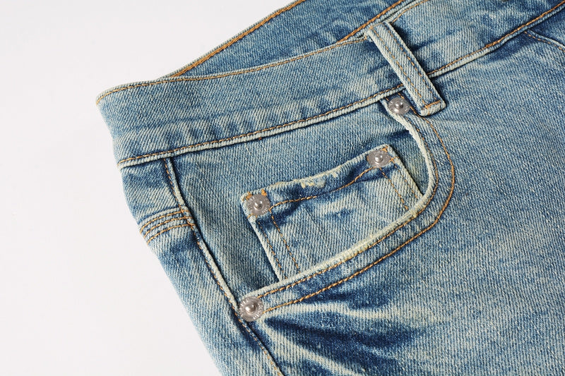 VELCEN Purple Brand Jeans #9076