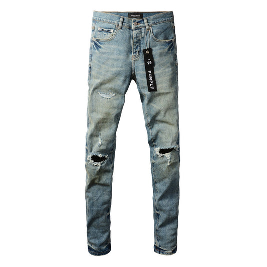 VELCEN Purple Brand Jeans #9076