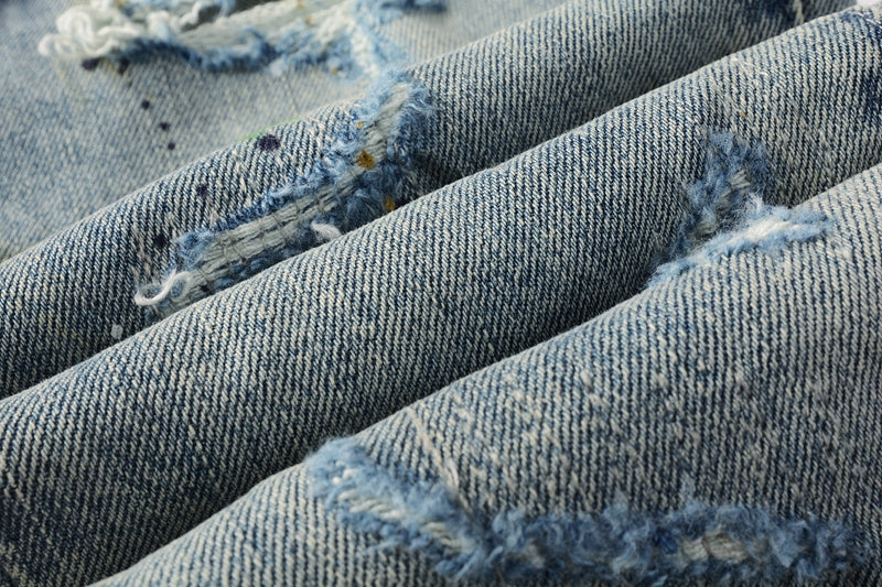VELCEN Purple Brand Jeans #9072