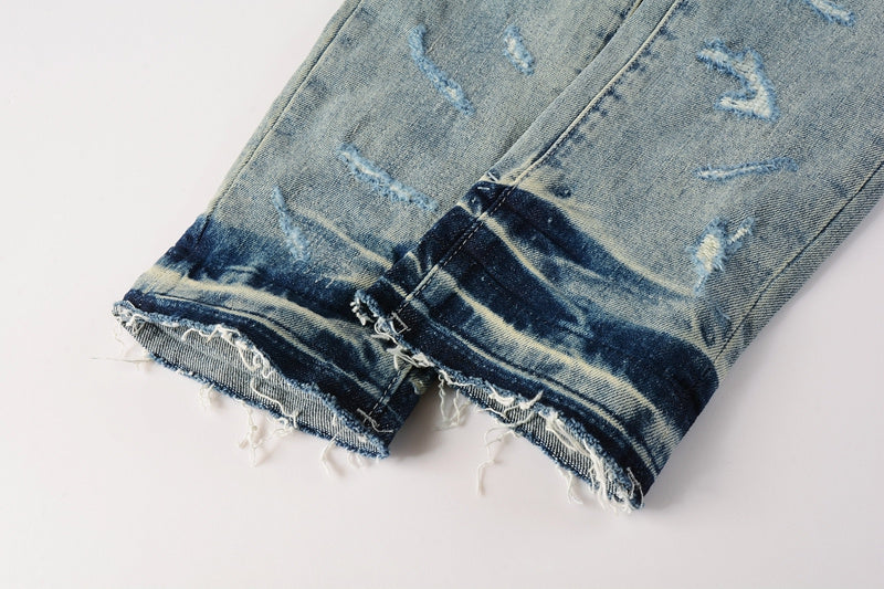 VELCEN Purple Brand Jeans #9072