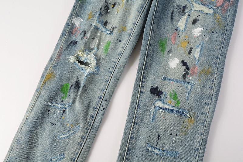 VELCEN Purple Brand Jeans #9072