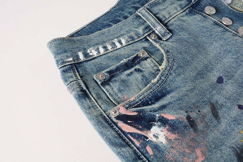 VELCEN Purple Brand Jeans #9072
