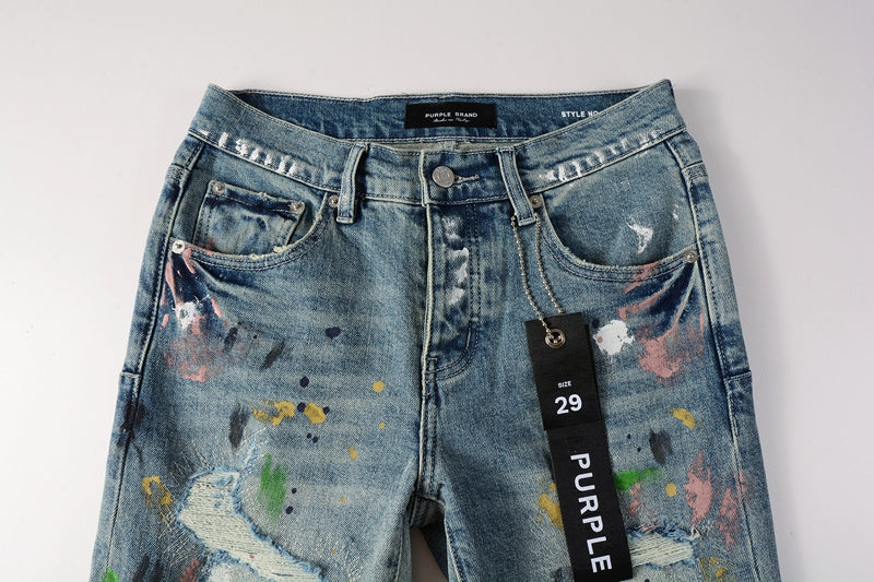 VELCEN Purple Brand Jeans #9072
